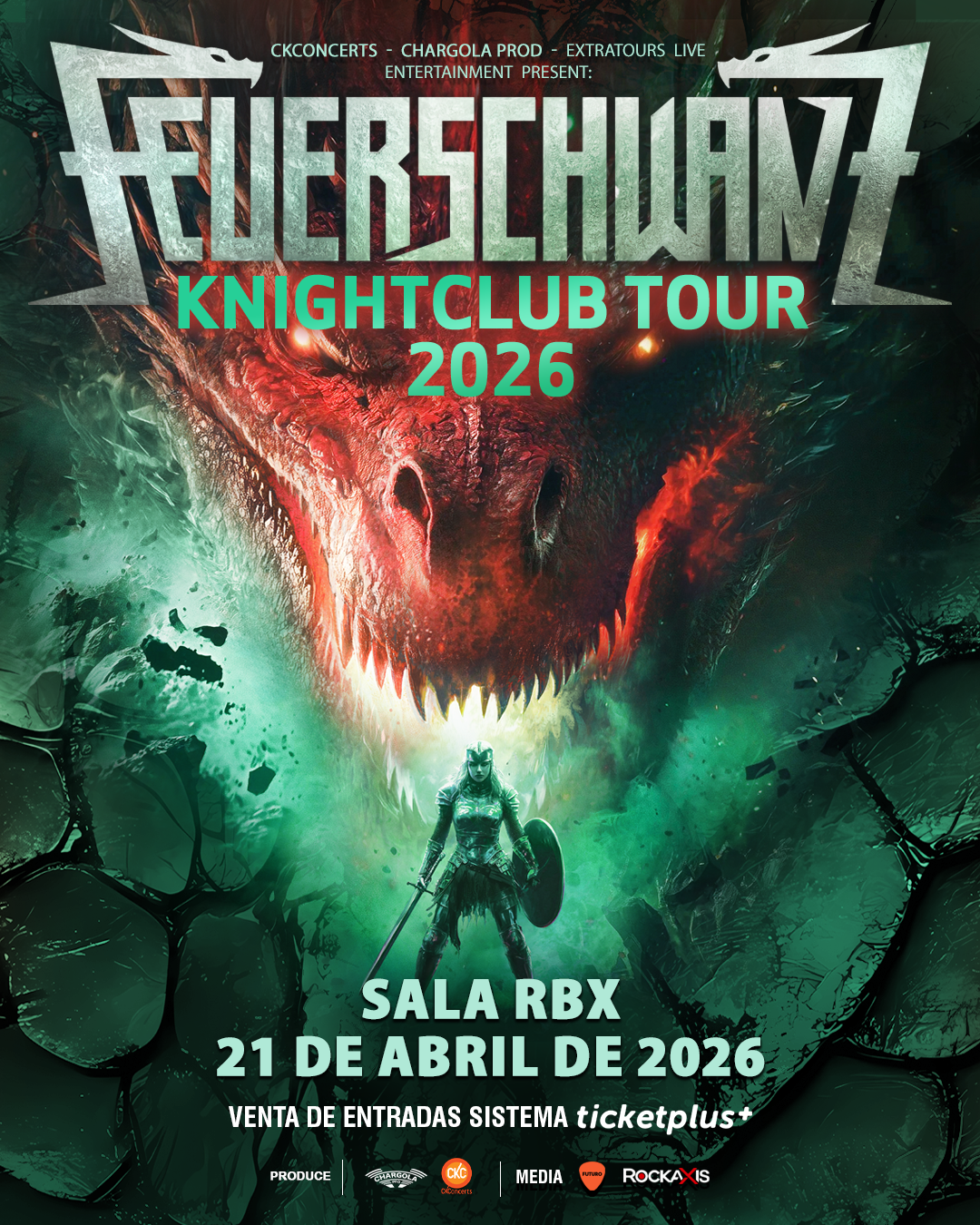 Rockaxis | Debut de Feuerschwanz en Chile cambia de recinto